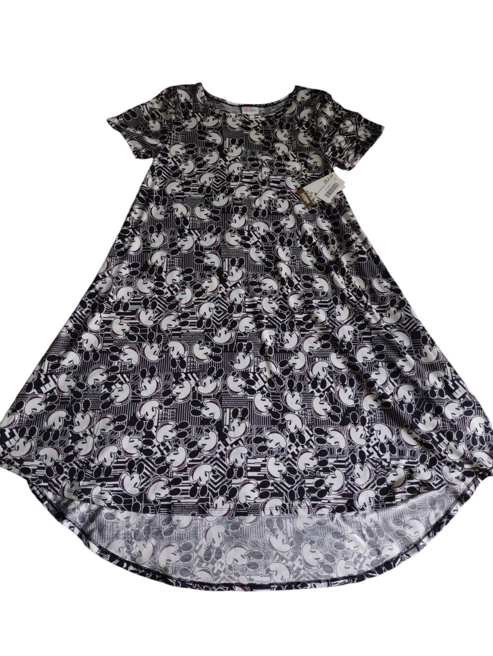 Lularoe Small Carly Original Mickey Print Dress